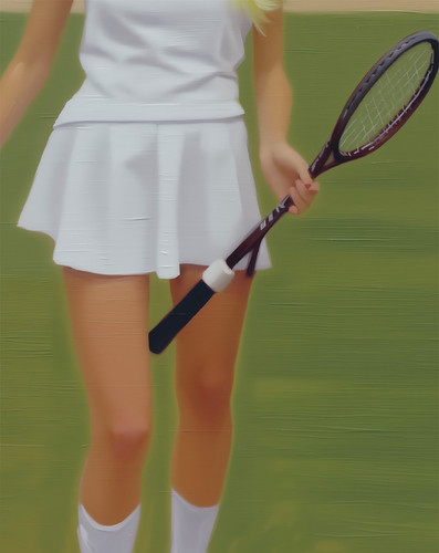 Vintage tennis wandbild - vintage,